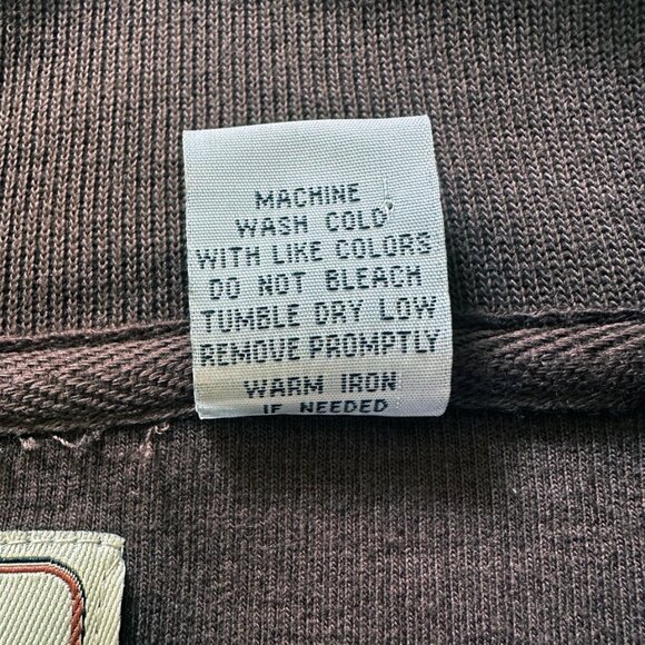 Scully Men Farthest Point Pullover Sweater SzS Chocolate Brown Suede Elbow Patch - Picture 6 of 7